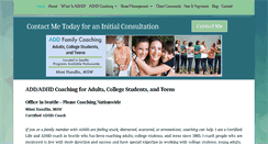 Desktop Screenshot of addfamilycoaching.com